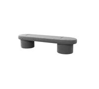 Banc Bancs de Chambre rembourrés en Laine d'agneau, Tabouret Ottoman capitonné Moderne for Porte, Salon, vestiaire, Chambre à Coucher Tabouret de Chambre(Grigio,120 * 40 * 45cm)