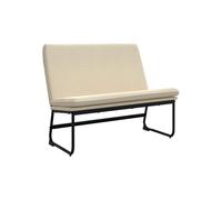 Banc banquette 100 x 75 x 76 cm tissu crème 02_0010569