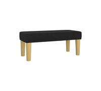 Banc banquette 70 x 30 x 30 cm tissu noir 02_0010546