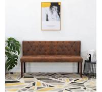 Banc/Banquette - intérieur - Banc 148 5 cm Marron - Similicuir daim MVS01880