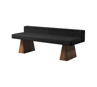 Banc Banquette Tabouret de canapé en Bois avec Dossier, idéal for la Maison, Salle à Manger, Chambre, Le Salon ou comme Repose-Pieds lit(XS)