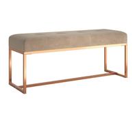 Banc/Banquette - UU - Beige 110x36x45 cm - Velours LL177492