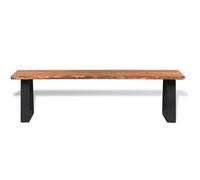 Banc/Banquette - UU - en bois d'acacia massif 145 cm - LL025410