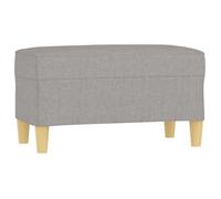 Banc/Banquette - UU - Gris clair 70x35x41 cm - Tissu LL162560