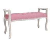 Banc/Banquette - UU - Rose 110x45x60 cm - Velours LL189608