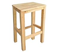 Banc Bas Interieur en Bois Naturel Structure Renforcee Pieds en Antiderapant Pret Usage Meuble Polyvalent pour Entree Cuisine Salon Chambre(40x30x70cm)