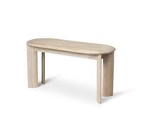 Banc Bevel en Chêne Huilé Blanc