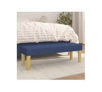 Banc Bleu 100x30x30 cm Tissu