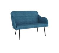 Banc Gris foncé 110x76x80 cm Velours siège de banc banc d'entrée vidaXL