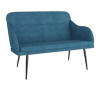 Banc Gris foncé 110x76x80 cm Velours siège de banc banc d'entrée vidaXL