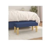 Banc Bleu 70x30x30 cm Tissu