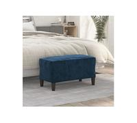 Banc Bleu 70x35x41 cm Velours349406