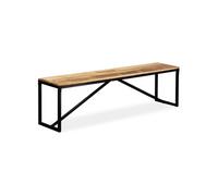 Banc Bois De Manguier Massif 160 X 35 X 45 Cm