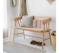 Banc bois de teck brut