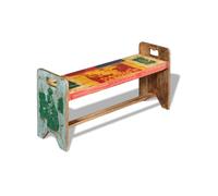 Banc Bois massif recyclé 100x30x50 cm