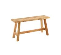 IDIMEX Banc Bout de lit Sansibar L 90 cm en Bois Massif lasuré Naturel, Siège Repose-Pieds Style Sobre et Rustique, Chambre ou entrée