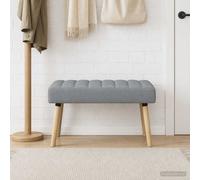 Banc capitonné canal Tissu Sièges modernes d'intérieur salon chambre vidaXL vida