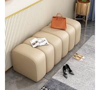 Banc capitonné, siège ottoman en velours, banc à chaussures rembourré moderne pour salon, chambre à coucher, salle d'attente