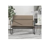Vidaxl Banc Cappuccino 100x64x80 Cm Similicuir