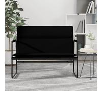 vidaXL Banc Noir 100x64x80 cm Similicuir, siège de banc, banc d'entrée, banc de salle à manger, chaise de banc, bancs d'entrée, sièges de salon 351366 Noir G