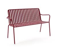 Banc Casablanca rouge 130.2x82.4x56 cm