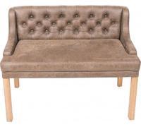 Banc Chesterfield textile Assise Bancs Restaurant Tissu Magasin Canapé Cuir Nouveau