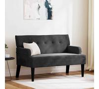 Vidaxl Banc Chesterfield Crème 112 X 65.5 X 75 Cm Velours