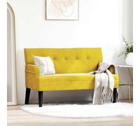 Vidaxl Banc Chesterfield Crème 112 X 65.5 X 75 Cm Velours