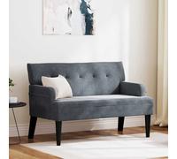 Vidaxl Banc Chesterfield Crème 112 X 65.5 X 75 Cm Velours