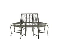 Vidaxl Banc Circulaire De Jardin 160 Cm Acier