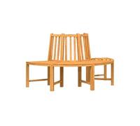 Vidaxl Banc Circulaire Demi-Rond Ø160 Cm Bois Massif De Teck