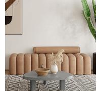 Banc classique en velours pour chambre à coucher et salon, coin lit moderne, banc élégant, blanc cassé, 100 cm, parfait pour entrée et centre commercial