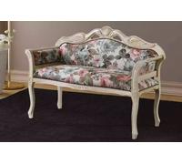 Banc classique style antique Deux places Banc rembourré Siège design