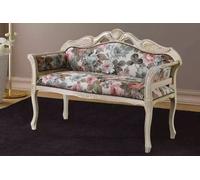 Banc classique style antique Deux places Banc rembourré Siège design