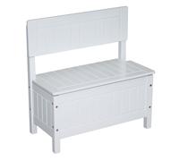 Banc-Coffre À Jouets Pour Enfant En Bois - Roba - Blanc - Style Campagne Multicolore