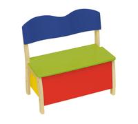 Banc-Coffre À Jouets - Roba - Multicolore - Bois Massif Et Mdf - Pour Enfant Vert