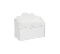 - Banc & Coffre de Rangement "Douceur" 60cm Blanc