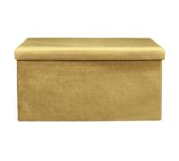 Banc & Coffre de Rangement ""Giulia"" 77cm Jaune