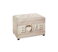 Banc Coffre de Rangement Home "Timmy" 58cm Beige