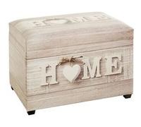 Banc Coffre de Rangement Home "Timmy" 58cm Beige Beige