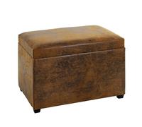 Banc Coffre de Rangement "Timmy" 58cm Marron