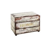 Banc Coffre de Rangement Vintage "Timmy" 58cm Multicolore