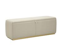 Banc Coffre Design "Beauty" 130cm Crème