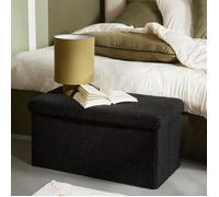 Banc coffre pliable Bouclette ""Teddy Matcha"" La Factory - Teddy Matcha Fusain