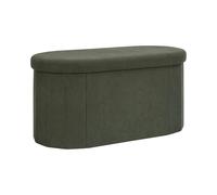 Banc Coffre Pliable Côtelé "Jules" 76cm Vert