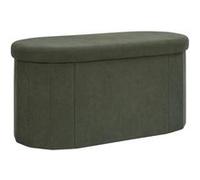 Banc Coffre Pliable Côtelé "Jules" 76cm Vert