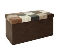 Home Deco Factory – Coffre banc pliable – Marron