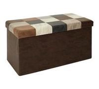 Home Deco Factory – Coffre banc pliable – Marron