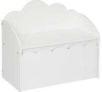 Banc coffre douceur nuage Blanc - Atmosphera For Kids