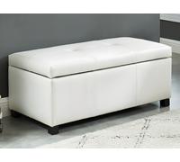 Vente-unique - Banc Coffre Simili Filippo - Blanc